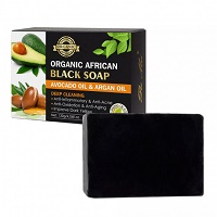 Organic African Charcoal Black Soap 120gm